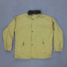 Parka Légère Imperméable Vintage Y2K Made France Eider Homme XL Beige Nylon