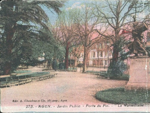 Agen jardin public porte - agen,