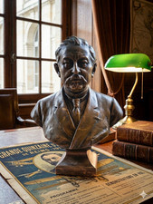 " rare buste bronze cire