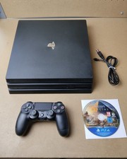 Console Sony Playstation 4 Pro 1to Ps4 Avec Un Jeu