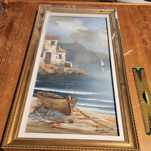 Tableau paysage marin - tableau, encadré