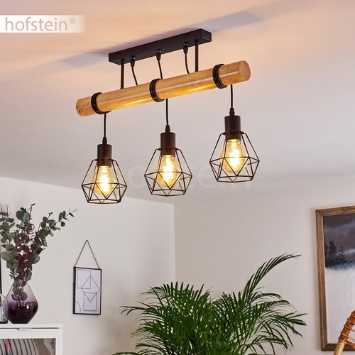 Plafonnier bois lustre - bois,