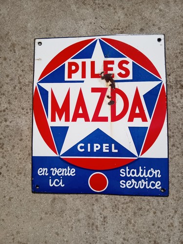 Plaque émaillée ancienne - plaque,