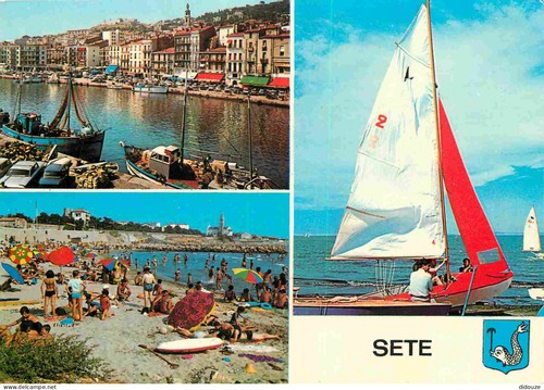 Postcard sète - postcard,