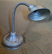 Lampe de bureau vintage col de