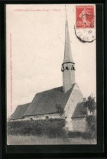 CPA Letheil, L´Eglise près