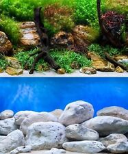 poster fond aquarium reversible 150 X 45 CM  bright/aqua
