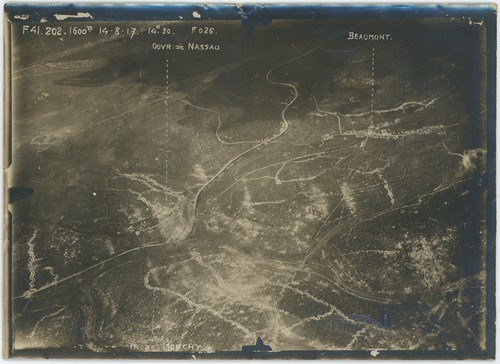 Vue aérienne août 1917 - août,