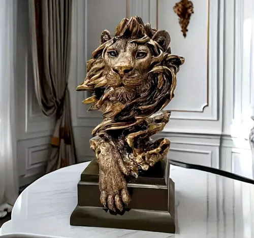 New bronze style lion - bronze-style,