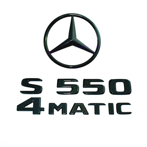 Gloss black s550 4matic rear - s550,