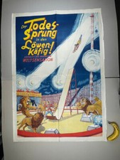 1950 German circus poster, vintage German circus poster, circus poster