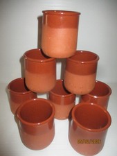Lot de 8 Pots en terre cuite