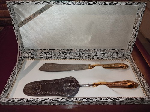 Cake shovel and knife - knife, service