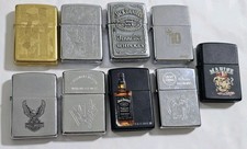 Lot of 9 Zippo lighter for spare part repaired