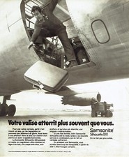  1973 Advertising 0722 Samsonite 1000 Luggage Suitcase