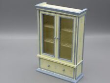 Cream and Blue 10cm Buffet Cabinet