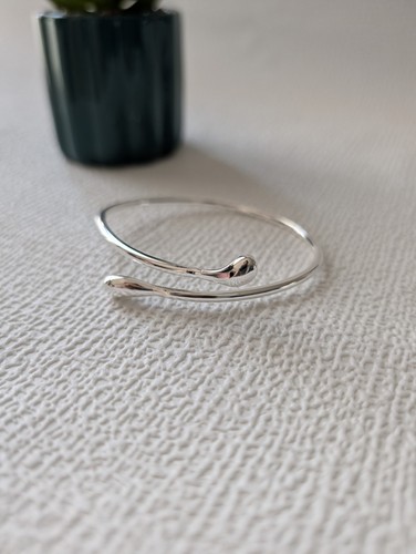 Bracelet jonc rigide - ouvert, en