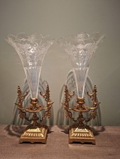 PAIRE VASES CORNET Napoléon