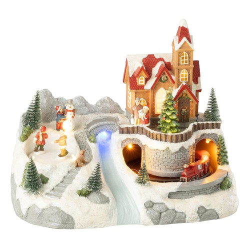 Village noël train - de, &