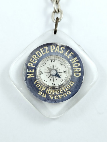Porte cles boussole ne - -,