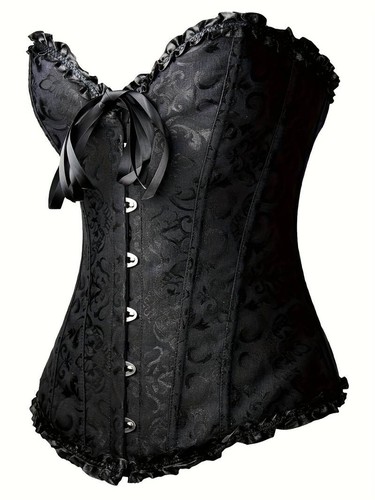 Corset lacets jacquard - à,