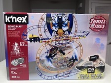 K'NEX Bionic Blast Thrill Rides Roller Coaster Age 9-14 (808 pcs)- READ PLEASE