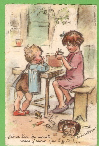 Germaine bouret carte postale - germaine,