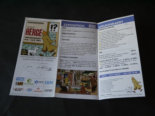 Tintin herge exposition - tintin,