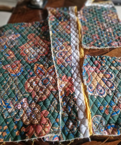 Linge ancien tissu quatre - linge, :