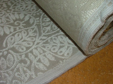 Rideau En Velours Feuille Gris