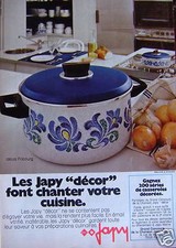1973 ADVERTISING JAPAN DECOR PANS MAKE YOUR KITCHEN SING - ADVERTISING