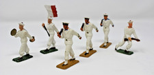 6 ANTIQUE STARLUX MARINE SOLDIERS Plastics