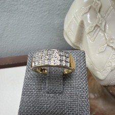 bague or jaune 18 carats et