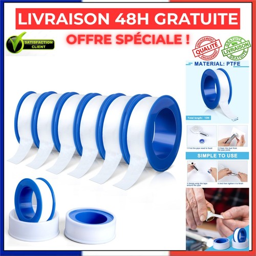 Ruban téflon plombier - , 6