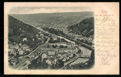 Carte postale relief ems - carte,