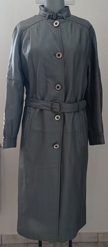 Long manteau vintage cuir - manteau,