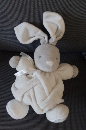 B4g doudou lapin boule plume - doudou,