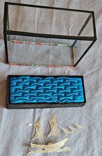 Caravelle Navire Bateau d' asie en filigrane argent massif  - 21,73 Gr