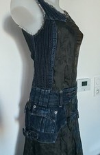 Robe longue JEAN et Satin