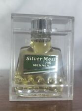 Rare. After Shave Silver Moos de Mennen 10ml. Plexi box. Full. Mint Condition