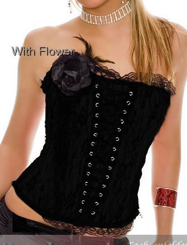 Corset bustier noir soirée - corset, 40