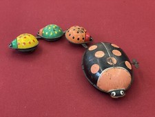 Antique toy automaton JOUSTRA ladybug Made in France