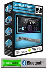 Peugeot Boxer Autoradio, JVC CD USB Entrée Auxiliaire DAB Radio Bluetooth Kit