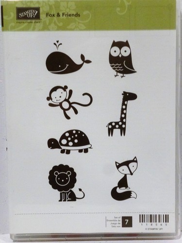 Stampin fox amis - stampin, timbres