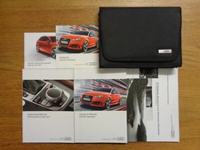 Audi RS3 Sportback Owners Handbook/Manual and Wallet 12-16