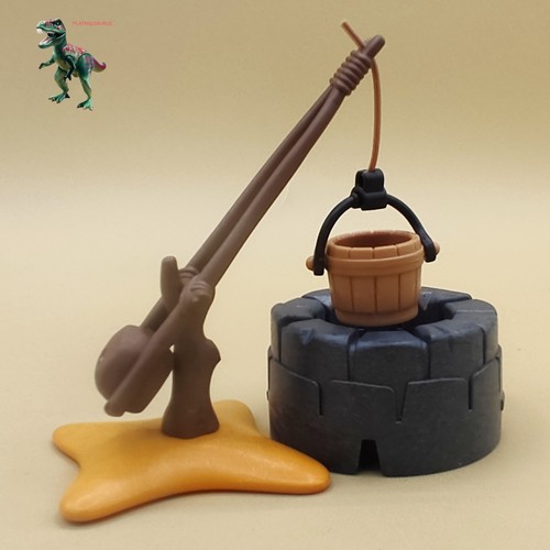 Playmobil puits eau portail - puits, d'eau-portail