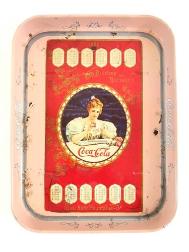 Plateau coca cola - coca, calendrier