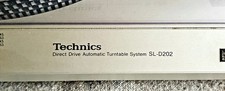 Vintage Platine Vinyl Technics SL-D202 Semi Automatique Direct Drive  Entretenue