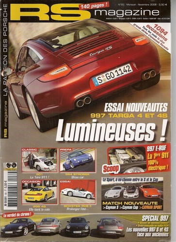 Magazine porsche 997 - rs,