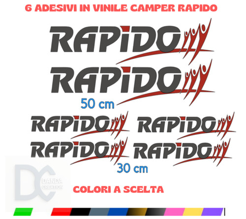 Kit adhésifs logos - logos, rapido